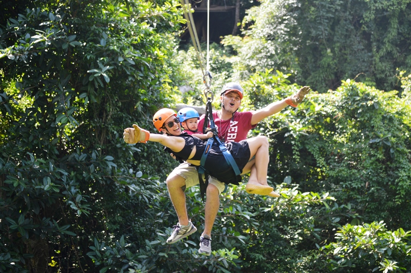 Mayan Eden Eco Park Zipline | Caribbean Adventures Roatan - Tours ...